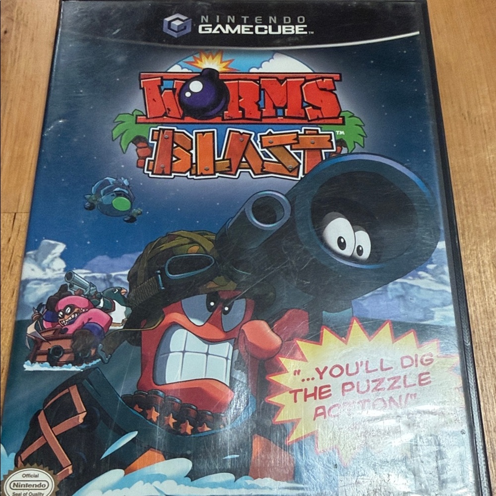 🖤Nintendo GameCube Worms Blast Game🖤